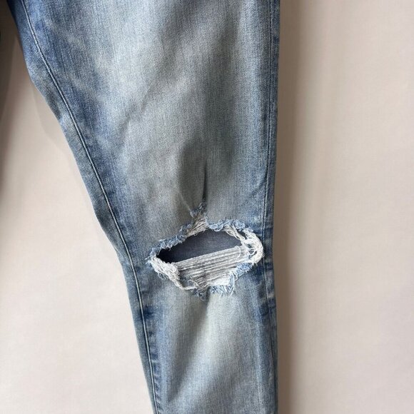 Amiri Men Blue Slash Slim Jeans, Size 33 M76 - Picture 7 of 12